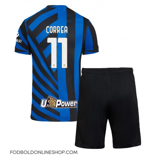 Inter Milan Joaquin Correa #11 Hjemme Trøje Børn 2024-25 Kortærmet (+ Korte bukser)